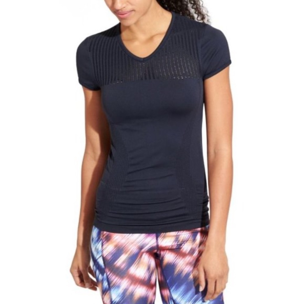 ATHLETA Trophy Tee Navy Women's Athletic Top Size Small